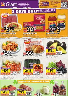Giant weekly ad from Friday 03/13