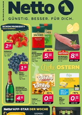 Netto-Prospekt von Montag 30.03.