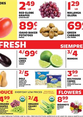 Sedano's weekly ad from Wednesday 06/10