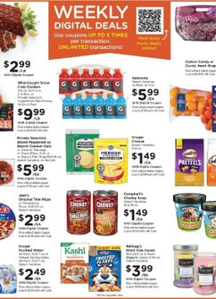 Kroger weekly ad from Wednesday 03/18