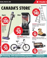 Canadian Tire flyer from Thursday 03-19