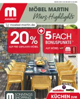 Möbel Martin-Prospekt von Freitag 13.03.