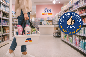 Voľba spotrebiteľov 2026: dm získalo tri ocenenia