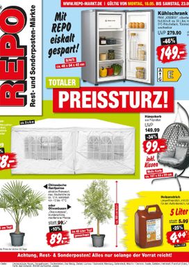 REPO-Prospekt von Montag 18.05.