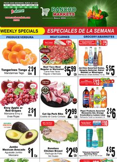 Rancho Markets weekly ad from Tuesday 03/24