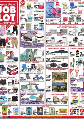 Ocean State Job Lot weekly ad from Thursday 07/23