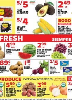 Sedano's weekly ad from Wednesday 07/22