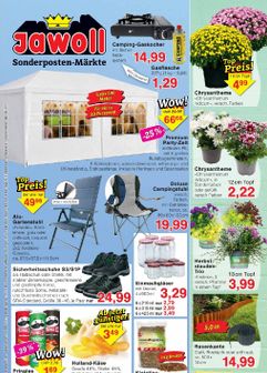Jawoll-Prospekt von Montag 27.07.
