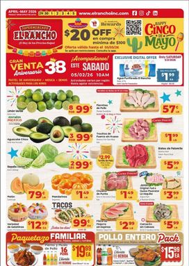 El Rancho weekly ad from Wednesday 04/29