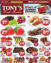 Tony's Fresh Market weekly ad from Wednesday 07/22