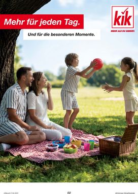 KiK-Prospekt von Montag 27.04.