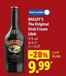 BAILEY'S The Original Irish Cream Likör 0,7l im Angebot