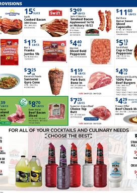 Restaurant Depot weekly ad from Wednesday 04/01