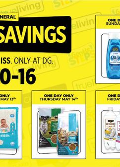 Dollar General weekly ad from Sunday 05/10