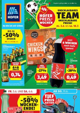 Hofer Rakúsko leták platný od stredy 03.06.