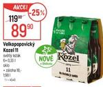Velkopopovický Kozel 11 pivo 6 x 0,33 l