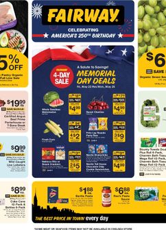 Fairway weekly ad from Friday 05/22