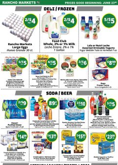 Rancho Markets weekly ad from Tuesday 06/23