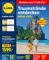 Lidl - Juli Reise-Highlights