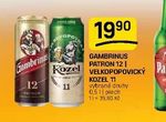 Velkopopovický Kozel 11 pivo 0,5 l