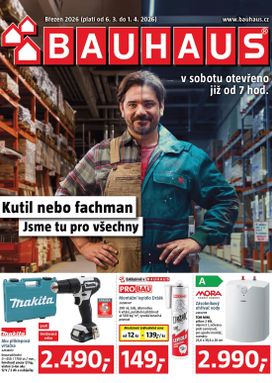 BAUHAUS leták od pátku 06.03.
