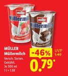 Müllermilch im Angebot