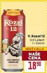 Velkopopovický Kozel 12 pivo 0,5 l