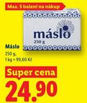 Máslo 250 g