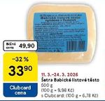 Šetra Babické listové těsto 500 g