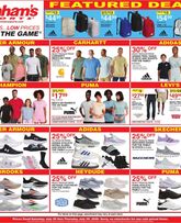 Dunham's Sports weekly ad from Saturday 07/25