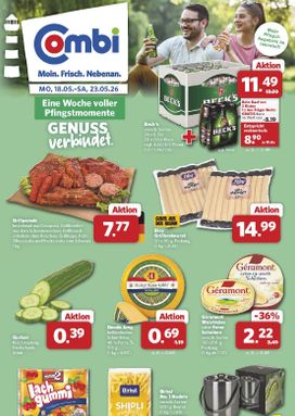 Combi-Prospekt von Montag 18.05.