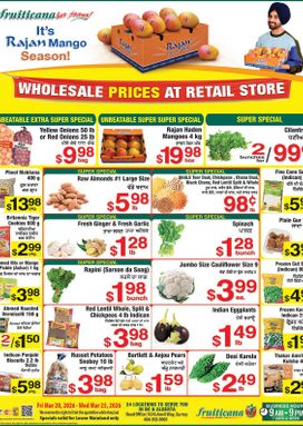 Fruiticana flyer from Friday 03-20