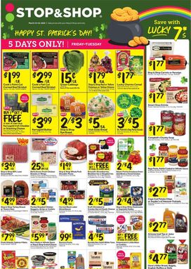 Stop and Shop weekly ad from Friday 03/13