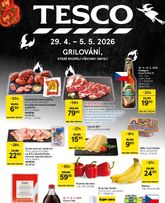 Tesco leták od středy 29.04.