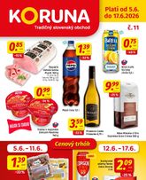 Koruna leták platný od piatku 05.06.
