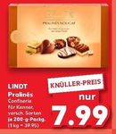 LINDT Pralinés 200g im Angebot