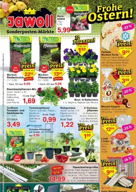 Jawoll-Prospekt von Montag 30.03.