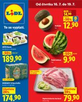 Lidl leták od čtvrtka 16.07.