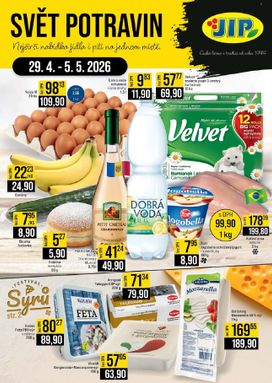 JIP - Brno, Ostrava - Hrabová, Praha - Bořanovice, Jilemnice, Karlovy Vary, Olomouc, Pardubice, Zlín, Polička