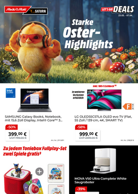 Saturn-Prospekt von Montag 23.03.