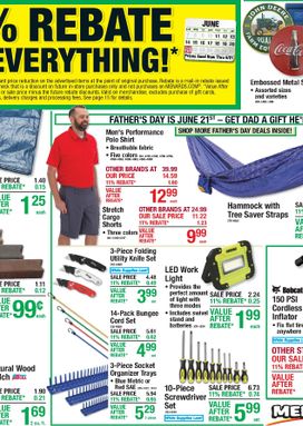 Menards - 11% Rebate Sale