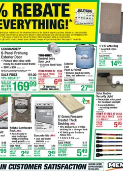 Menards weekly ad from Thursday 07/23