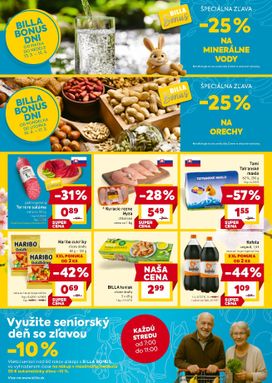 Billa leták platný od stredy 11.03.