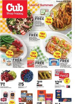 Cub weekly ad from Sunday 08/02