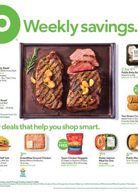 Publix weekly ad from Wednesday 07/29