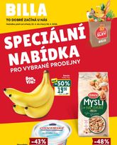 Billa - Speciální nabídka: vybrané prodejny