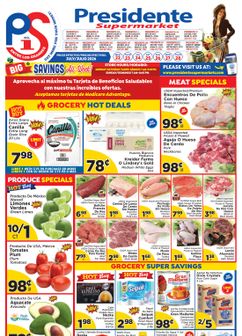 Presidente Supermarket weekly ad from Wednesday 07/22