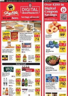 ShopRite weekly ad from Sunday 07/26