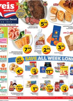 Weis Markets weekly ad from Thursday 05/14