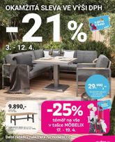Möbelix leták od pondělí 06.04.